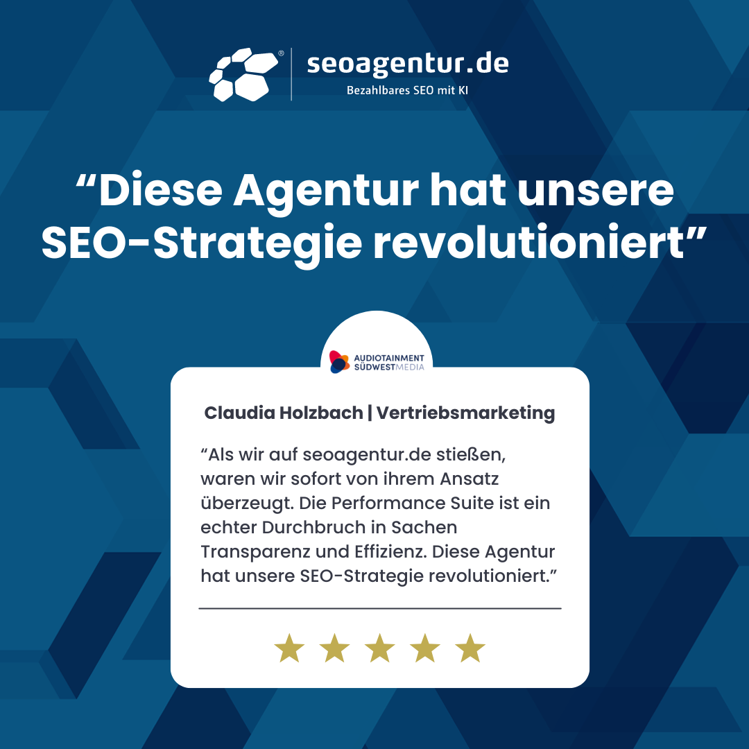 SEO Agentur Kundenstimme